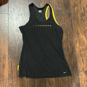 Nike vintage livestrong racerback tank top